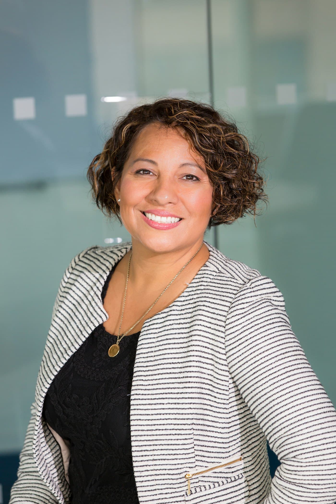Confident center director managing her childcare business